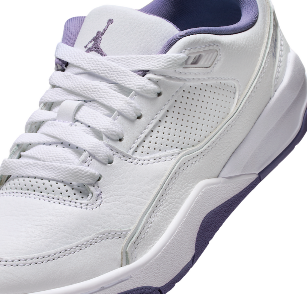 Air Jordan Flight Court White Dusty Amethyst (GS)