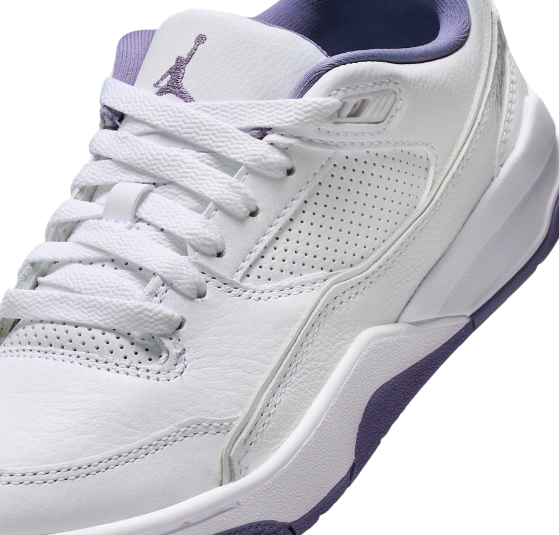 Air Jordan Flight Court White Dusty Amethyst (GS)