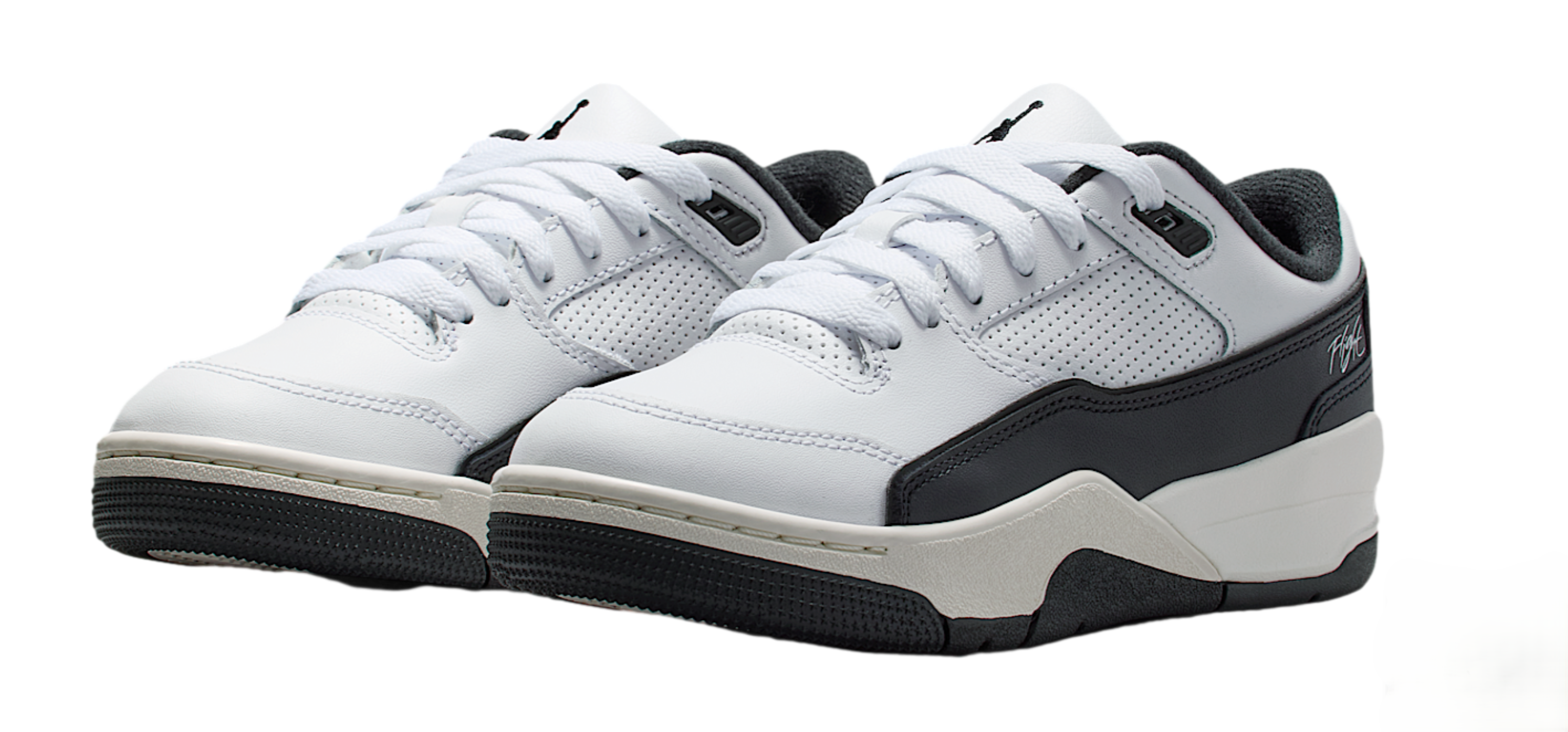 Air Jordan Flight Court White/Sail/Black (GS)