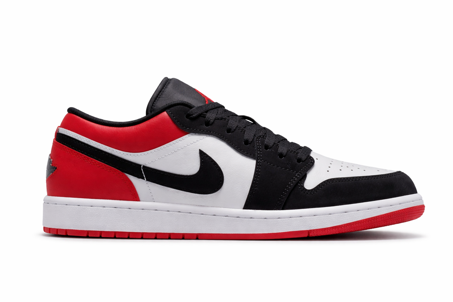 Air Jordan 1 Low 'White Black Gym Red' Kids