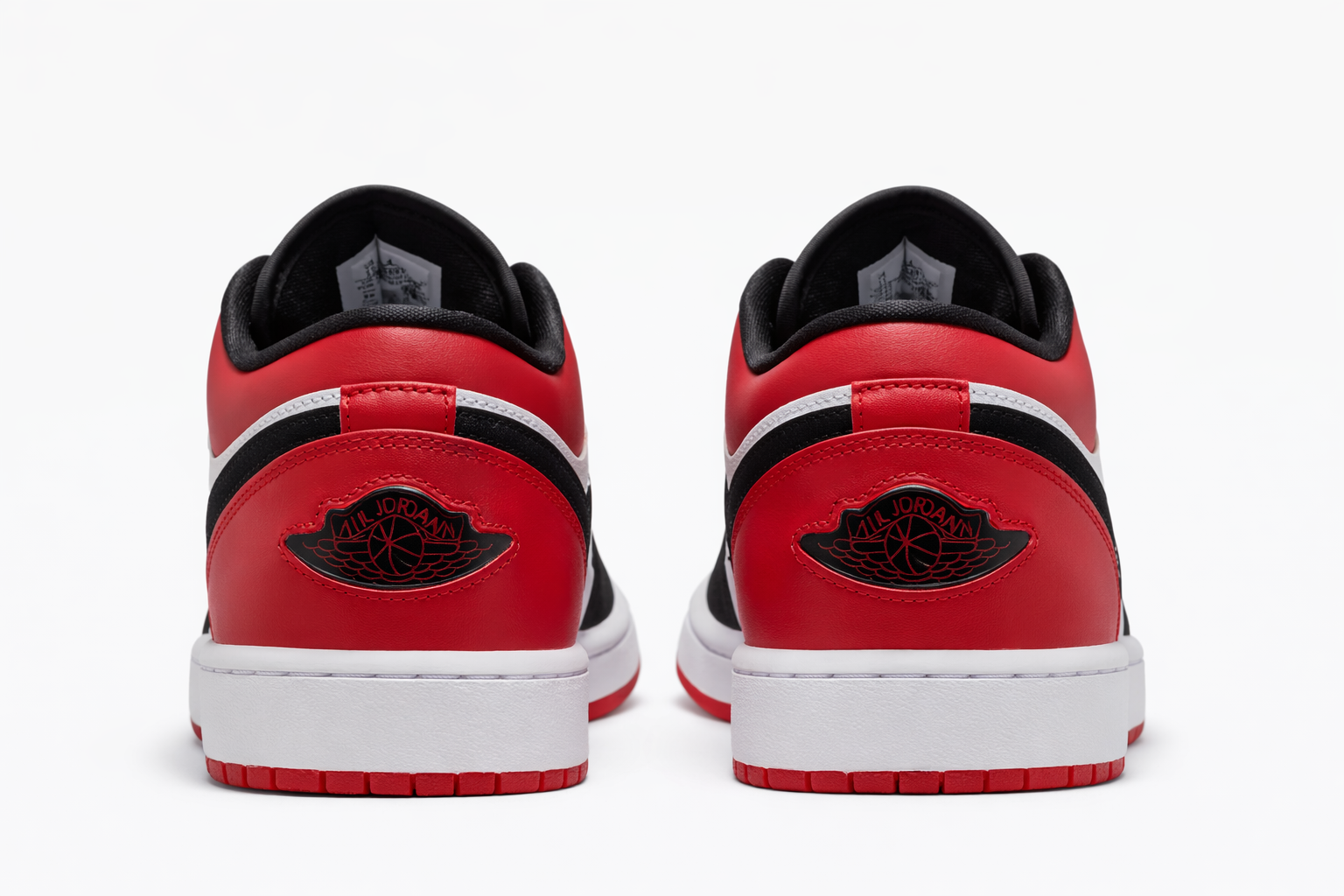 Air Jordan 1 Low 'White Black Gym Red' Kids