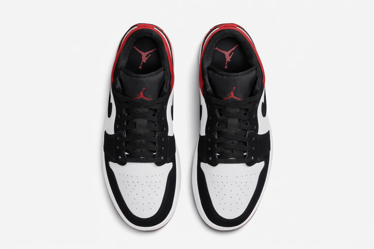 Air Jordan 1 Low 'White Black Gym Red' Kids