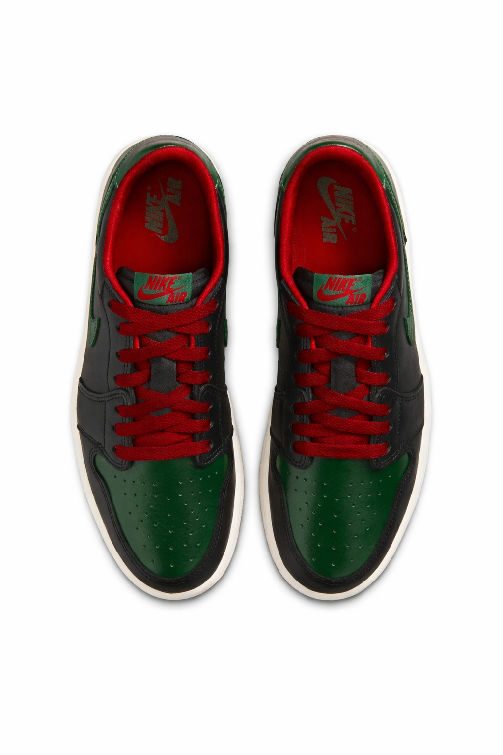 Air Jordan 1 Low OG Black/Gorge Green