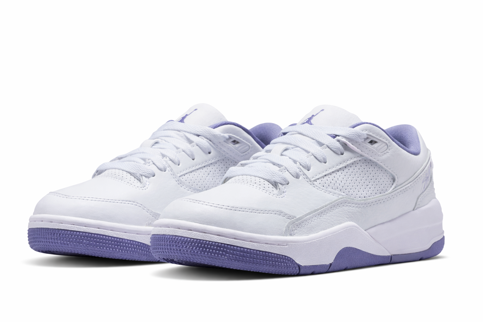 Air Jordan Flight Court White Dusty Amethyst (GS)