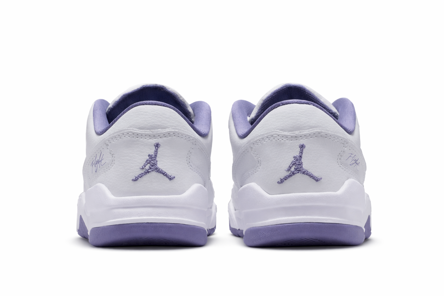 Air Jordan Flight Court White Dusty Amethyst (GS)